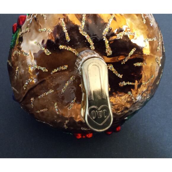 Old World Christmas OWC Bluebirds Nest Holly Christmas Ornament Clip-on - Picture 7 of 10